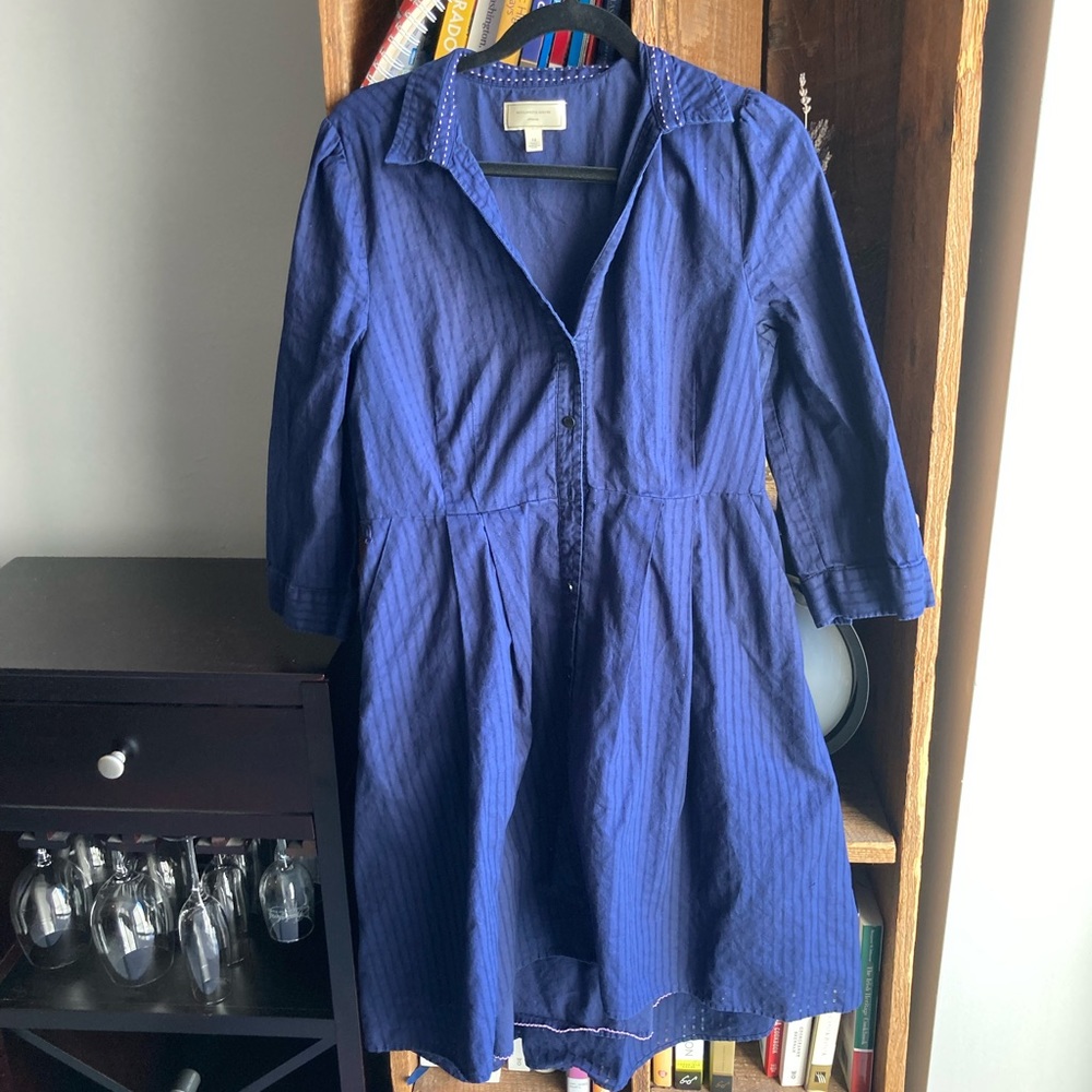Blue Moulinette Soeurs Dakota Shirt Dress, 14